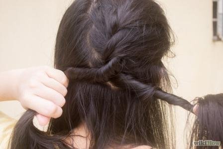 Curling hair with braids