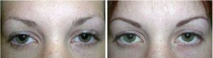 Eyebrow Tattoo - Powdery Stroke Technique Permanent Eyebrows (Healed)