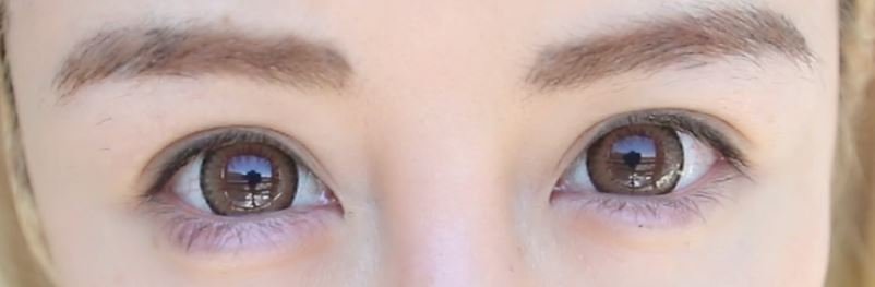 Korean 3D Eyebrow Tattoo after the 1st session - Courtesy of Wengie