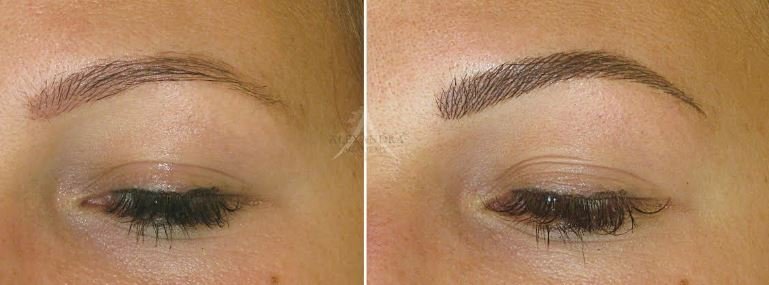 Soft Hair Stroke brow tattoo