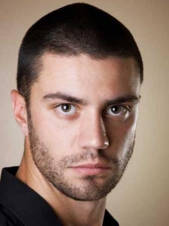 Super short hairstyle